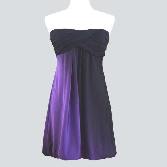 XSCAPE  Women's Strapless Ombre Dress Size 8 - Picture 1 of 6